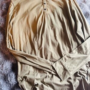 Tommy John XL Long Sleeve Henley Sleep Shirt Soft Lounge Top Men’s